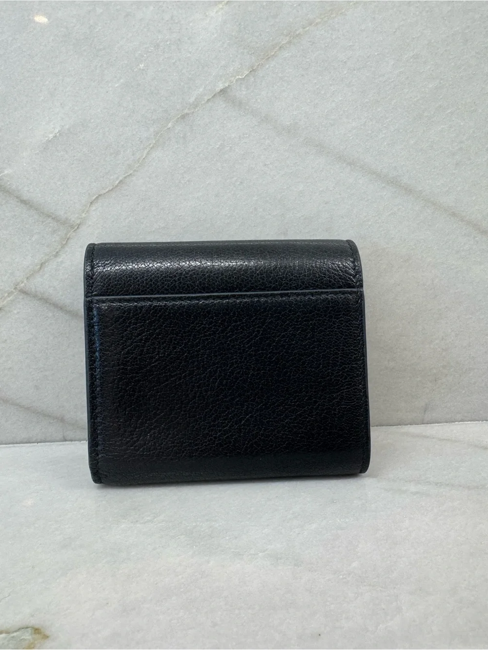 Christian Dior Lotus Saddle Trifold Compact Wallet